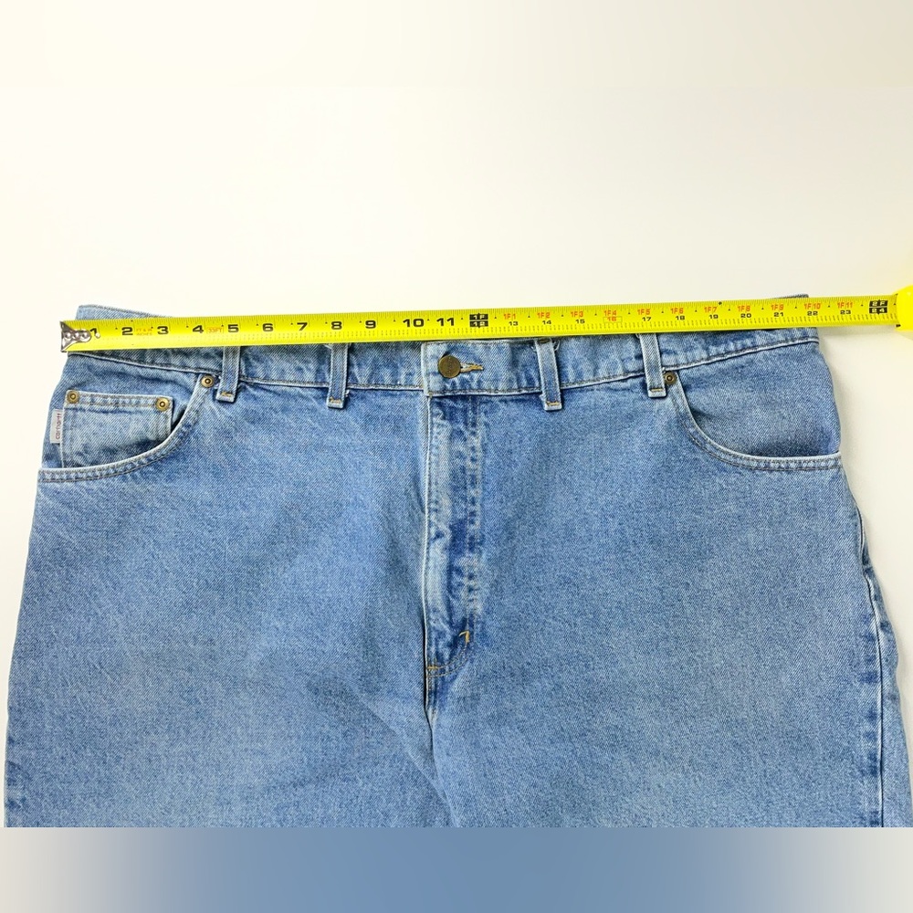 Carhartt Mens Relaxed Fit Classic Stonewash Denim Jeans Size 46 x 30 - Picture 8 of 14